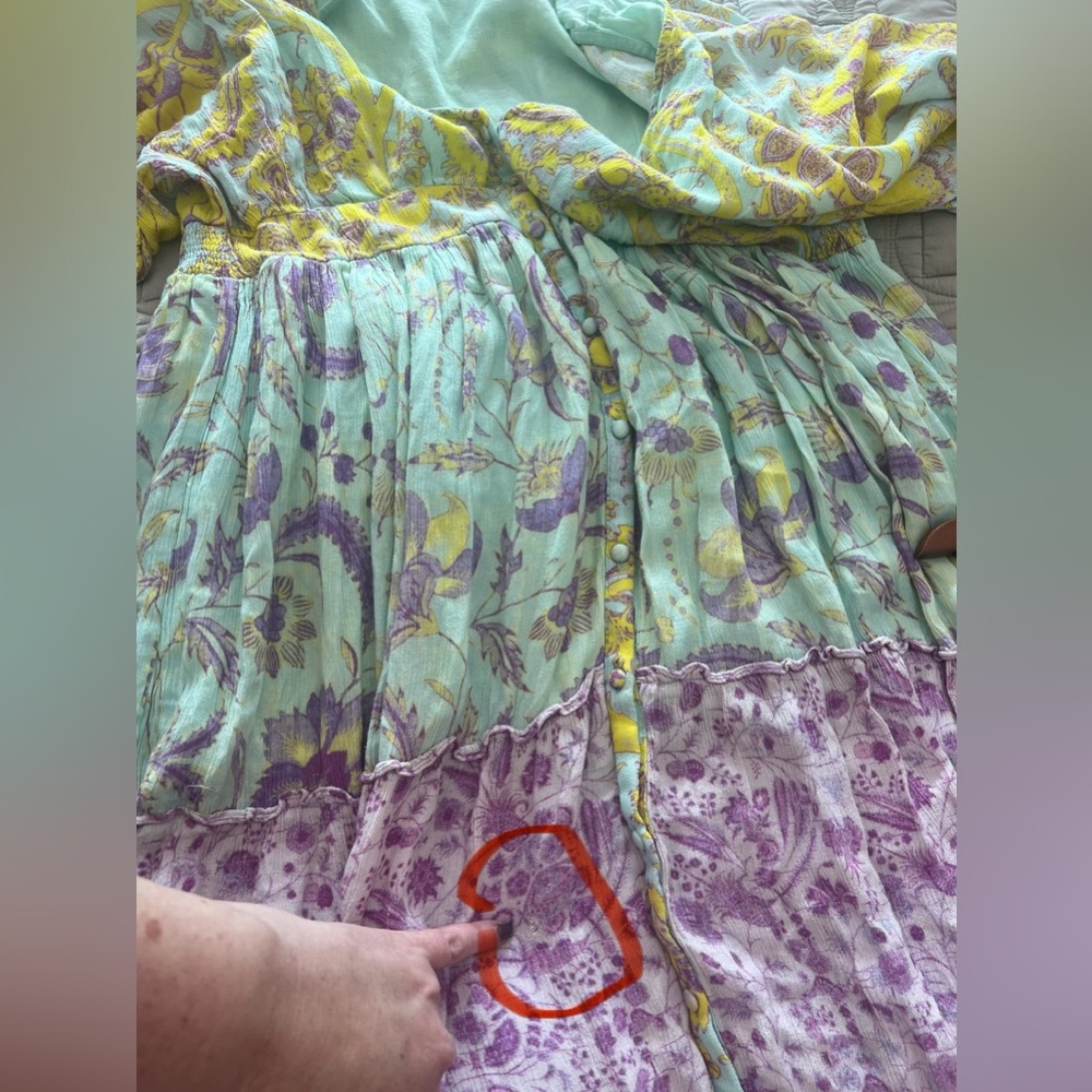 HEMANT & NANDITA Multi Floral Printed
Maxi Dress - Picture 14 of 16